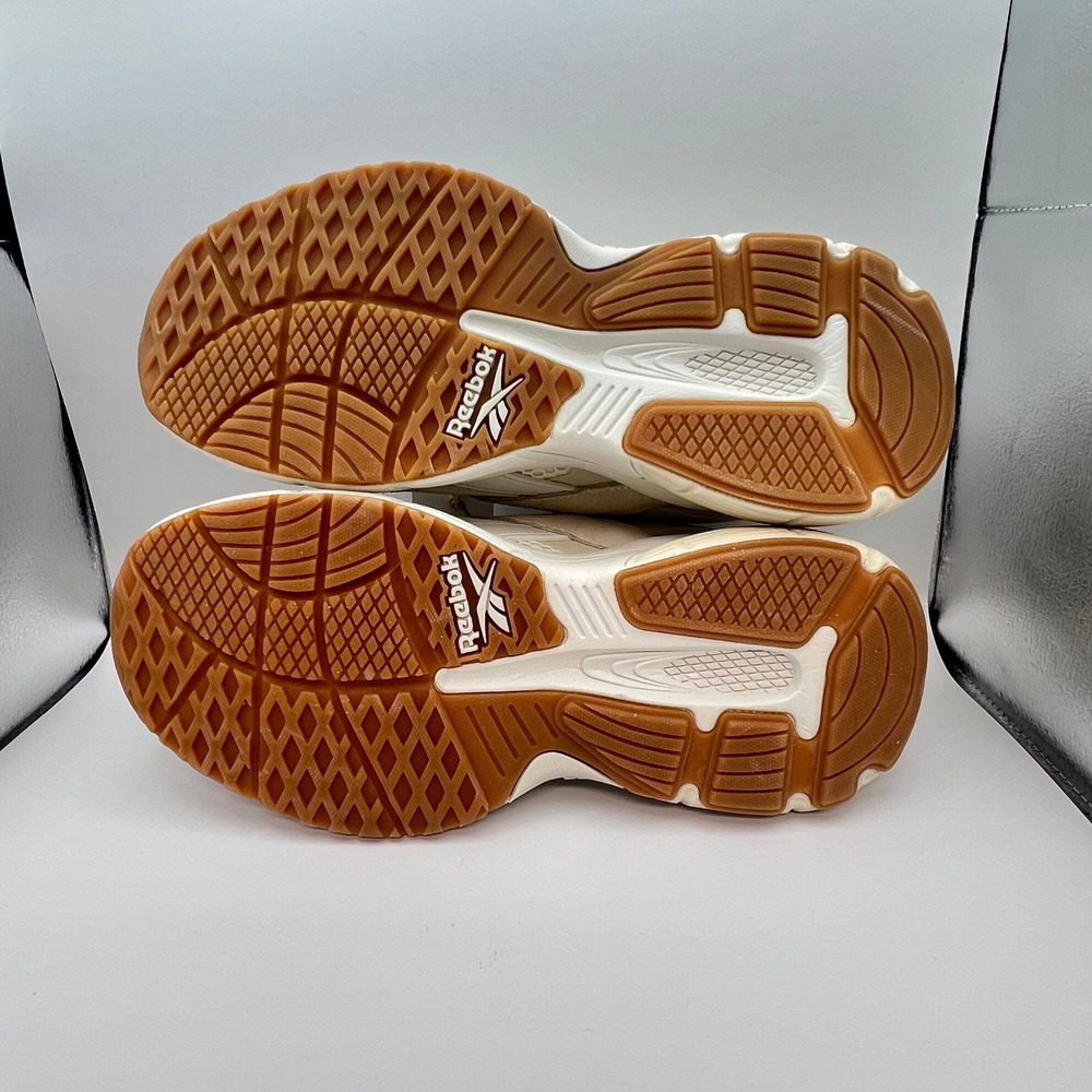 Reebok Chaos Running Shoes Womens 8 Natural Tan Suede Mesh FuelFoam AR30303W-CTT - Picture 4 of 9